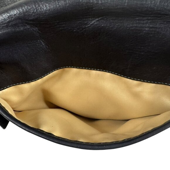 Coach Bleecker Vintage Canvas and Leather Buckle Flap Crossbody Bag - Picture 8 of 14